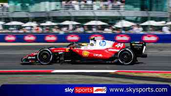 Crowd erupts as Hamilton goes fastest in P1 at Silverstone!