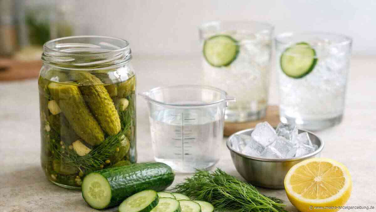 Sarti ist out! Für das Sommergetränk 2026 nimmt man Gurkenwasser