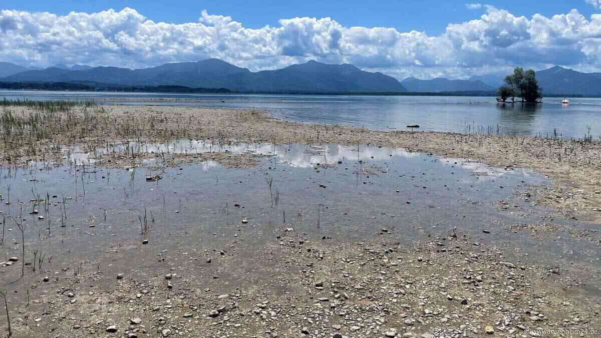 Trotz Problemen bei Niedrigwasser: Chiemsee-Anhebung wird nicht umgesetzt