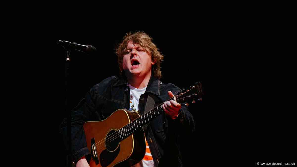 What Lewis Capaldi had for food during Blackweir Live double header in Cardiff