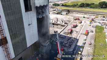 Latest on blaze that tore through Aberthaw Power Station as fire service issues statement