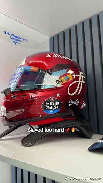 Helmet of the season contender? 👀🌶️ #f1