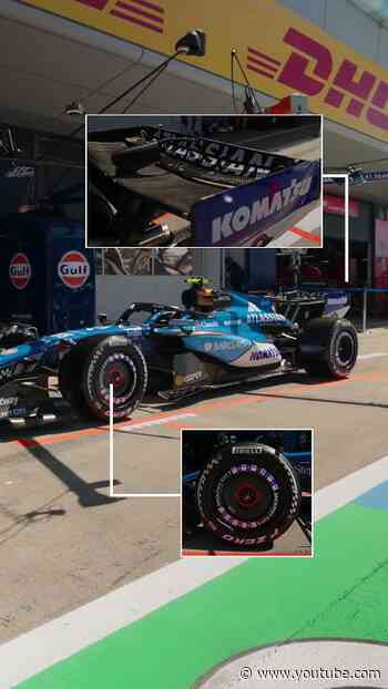 It's all in the details 💙 Taking a closer look at our livery for this weekend 😍#f1