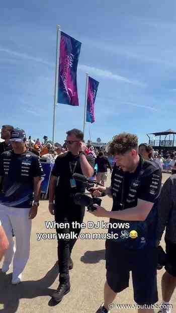 It was only ever going to be one song... 😅😂 #f1
