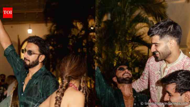 Ranveer Singh dances at a family wedding, carries the groom: WATCH VIDEO