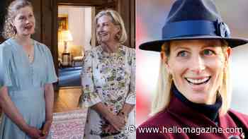Lady Louise and Duchess Sophie's bombshell blonde bobs are straight out of Zara Tindall's style playbook