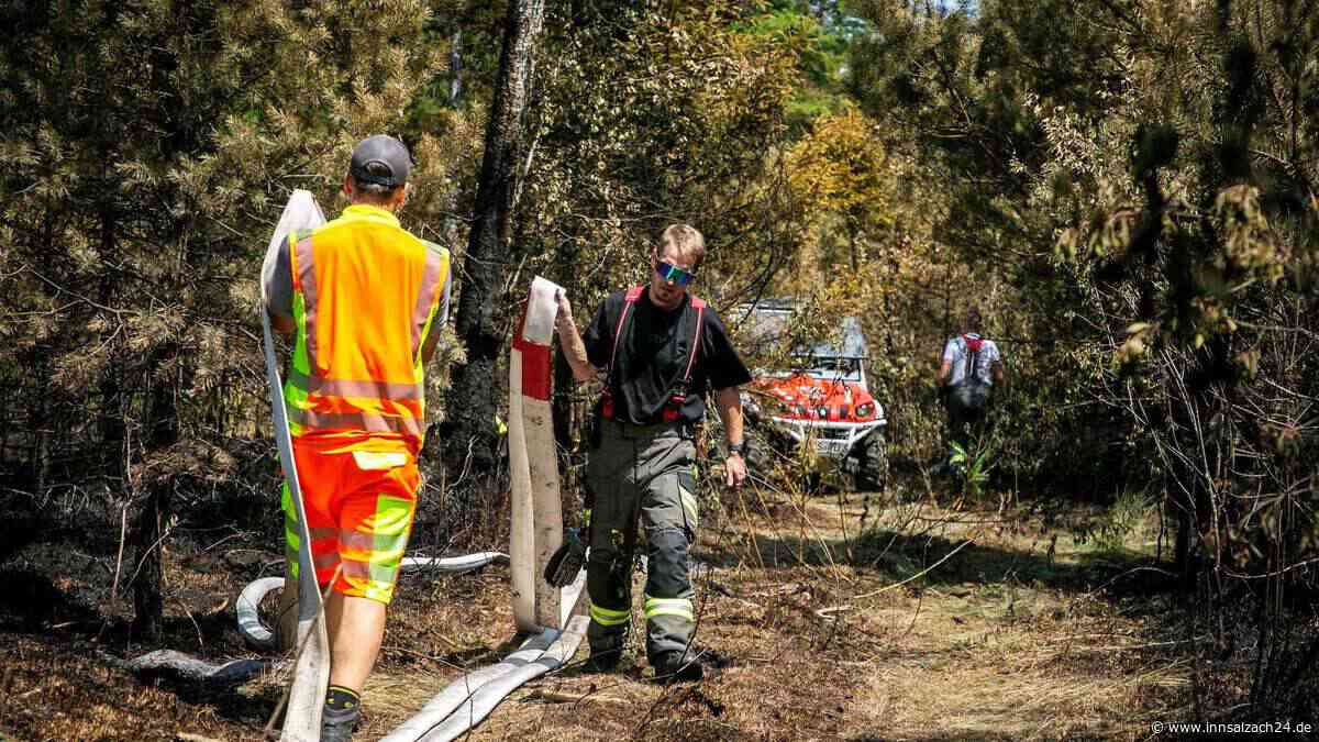 Nach Waldbrand bei Übersee: Löschmaßnahmen abgeschlossen – erstes Fazit