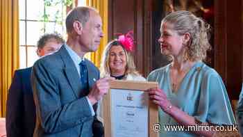 Lady Louise Windsor joined by boyfriend as dad Edward presents Duke of Edinburgh award in Palace celebration