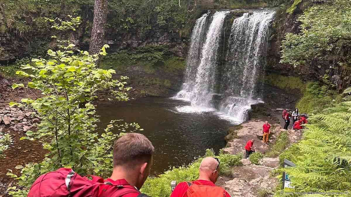 Teen, 19, dies after entering water at beauty spot waterfall in UK national park