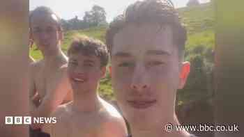 Teenagers save dad and son from drowning in river