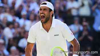 Berrettini's outfit banned by Wimbledon bosses for not being white enough
