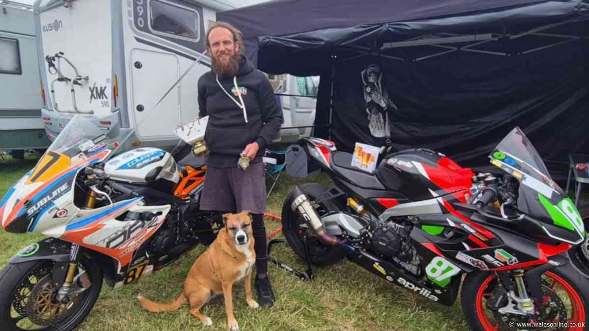 Motorbike rider dies in hospital after horror crash brings race to halt
