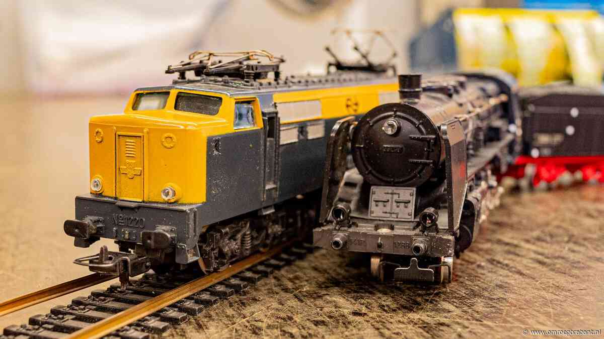 Iconische NS-modeltrein duikt op bij kringloop in Tilburg