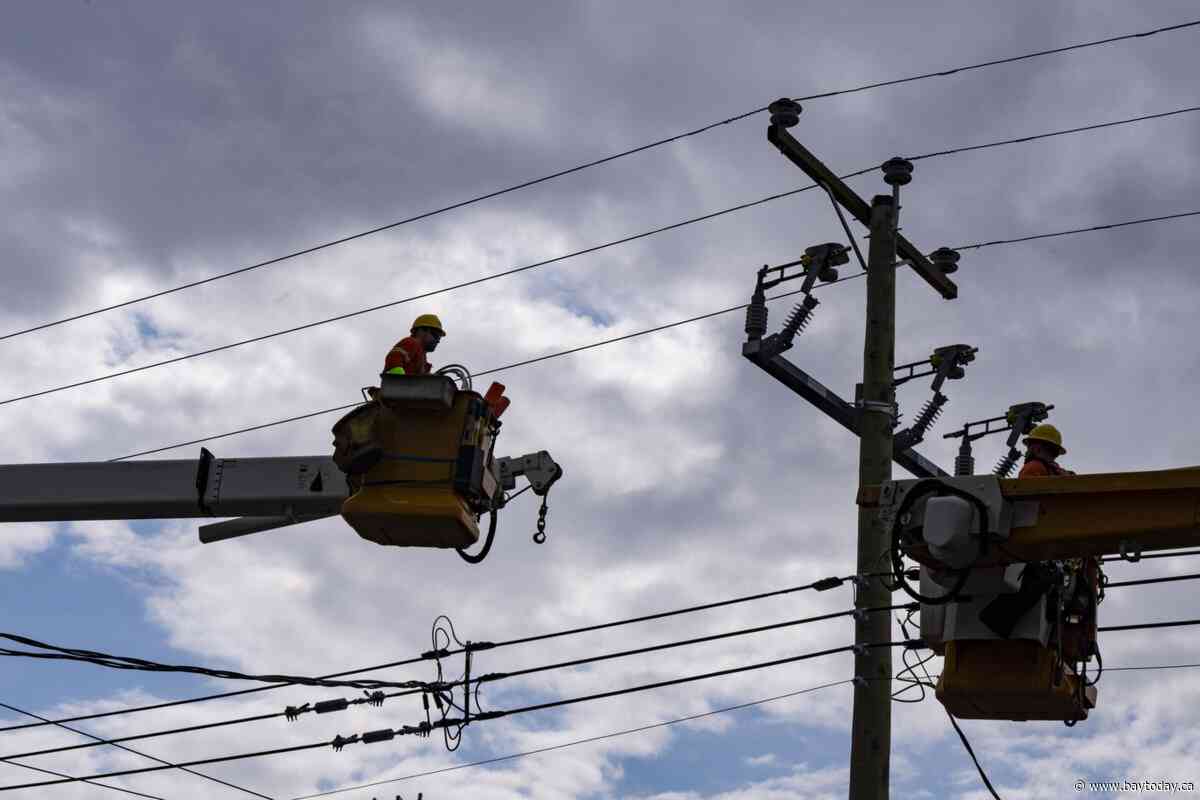 55,000 hydro clients in Quebec, Ontario without power after severe storms