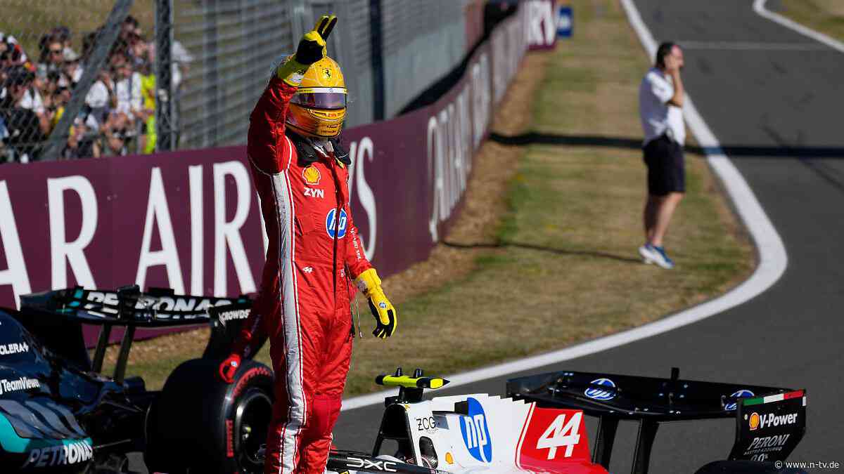 Sprint von der Pole aus: Hamilton rettet zum Entzücken seiner Heimfans einen Mini-Vorsprung
