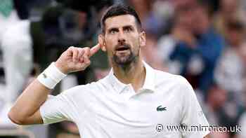 Novak Djokovic given 'bad news' moments after finishing Wimbledon match