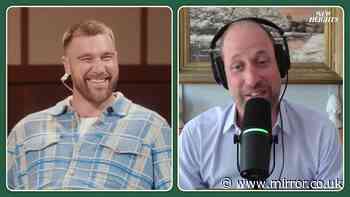 Prince William reveals King 'hates football' and rates England's World Cup chances on Travis Kelce podcast