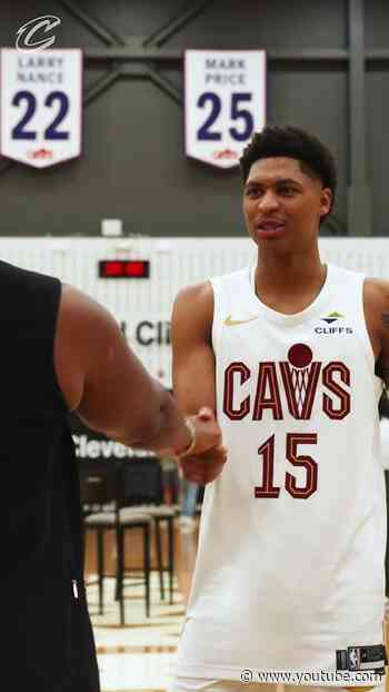 DITL: Rook's first day! #cavs #cleveland #nba #shorts