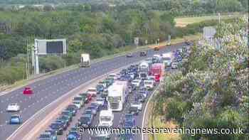 M6 LIVE as all traffic held after 'multi-vehicle' incident on carriageway