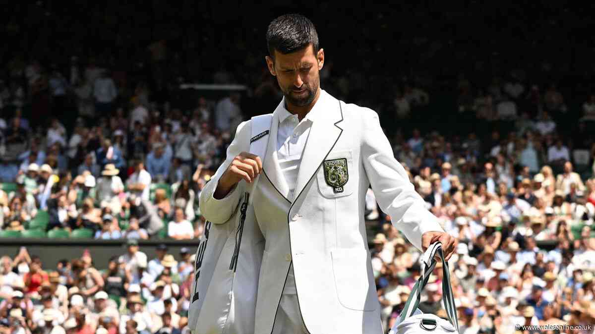 Annabel Croft delivers 'bad news' to Novak Djokovic immediately after Wimbledon win