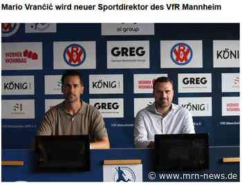 VfR Mannheim verpflichtet Mario Vrančić als neuen Sportdirektor – Ex-Bundesliga-Profi übernimmt sportliche Verantwortung