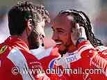 Lewis Hamilton takes pole for sprint race at Silverstone as home hero edges out title rival Kimi Antonelli