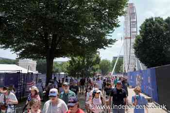 Trump’s state fair suffers latest meltdown as extreme heat suddenly shuts it down