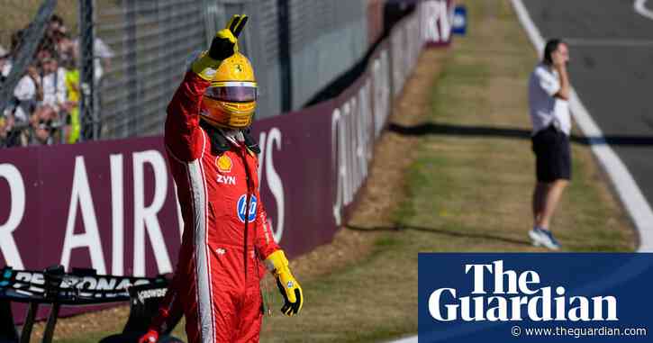 Lewis Hamilton delights home crowd with pole position for British Grand Prix sprint race