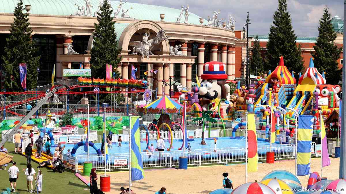 Trafford Centre Summer Fair to return with beach and £2.75 splash pool
