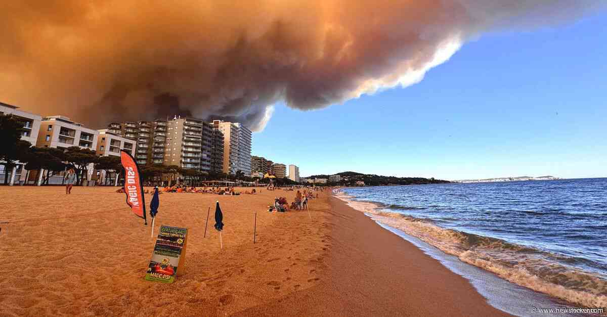 Grote natuurbrand aan de Spaanse Costa Brava, zo&amp;#8217;n 40.000 mensen moeten binnenblijven vanwege hevige rook