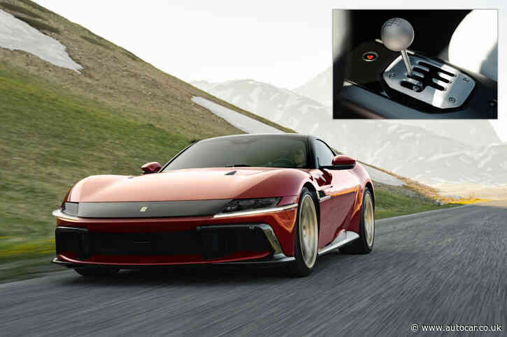 Ferrari brings manual gearbox back for special £500k 12Cilindri