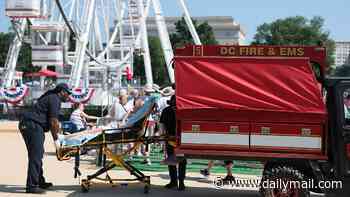 Extreme heat cripples Trump's Great American State Fair as National Mall turns into furnace