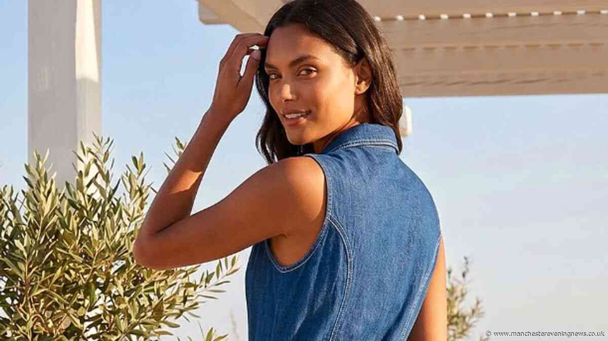 I found the perfect £30 denim summer dress 'for any age' - it slims the waistline