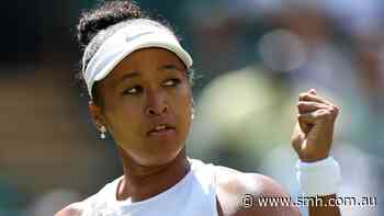Naomi Osaka prefers to talk fashion. Now, she looks like a Wimbledon contender