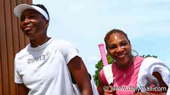 Serena Williams' Wimbledon doubles return with sister Venus is confirmed - but 44-year-old faces battle with knee injury to be fit