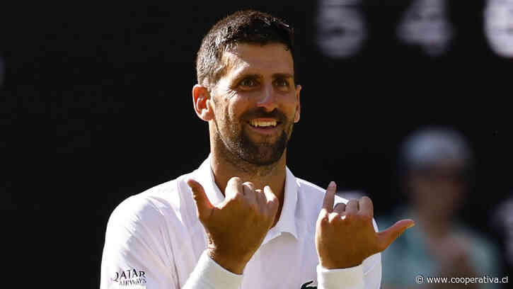 Djokovic venció a Rindeknech e igualó récord de Federer en Wimbledon