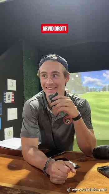 Asking the prospects the hard hitting questions 🏌️‍♂️⛳️