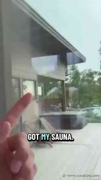 Can't forget about the sauna 🧖