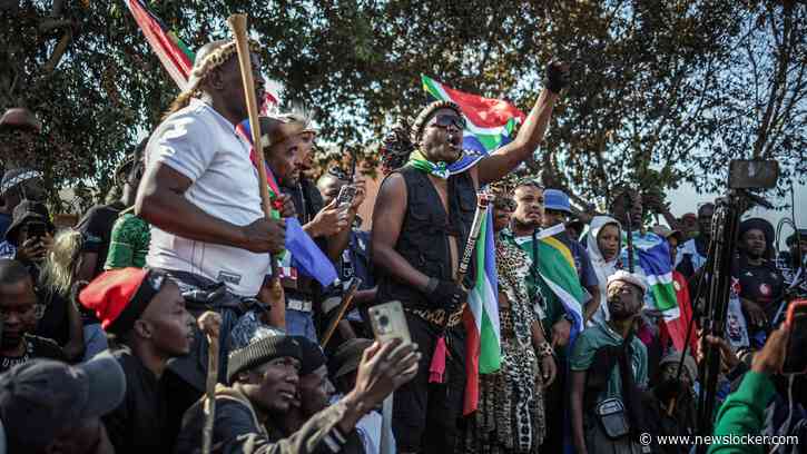 Anti-migrantenbeweging in Zuid-Afrika voert de druk op: ’We marcheren net zo lang tot ze weg zijn’