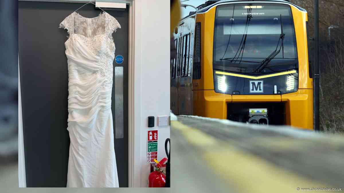 Mystery as wedding dress left on Tyne and Wear Metro