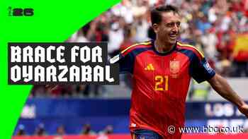 'He's been really good' - Oyarzabal nets twice for Spain