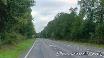 Coach crash closes busy Carmarthenshire road