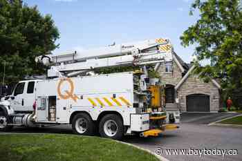 35,000 hydro clients in Quebec, Ontario without power after severe storms