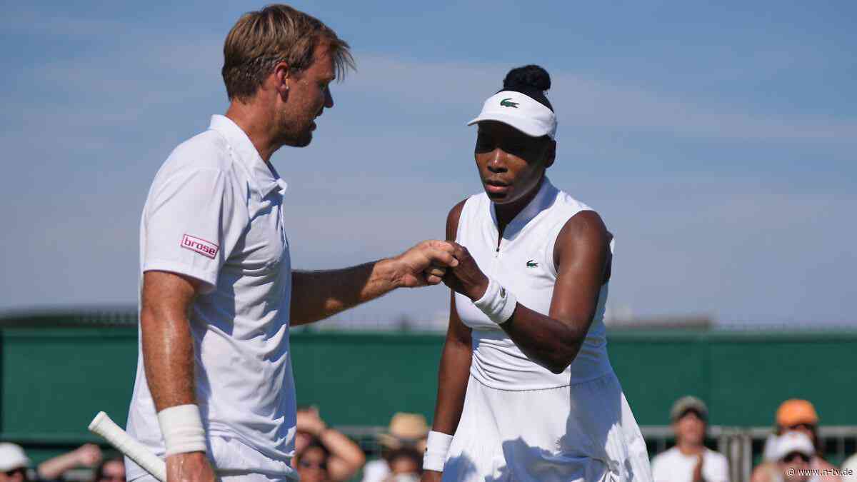 Aus im Wimbledon-Mixed: Deutsches Doppel-Ass verliert mit Venus Williams