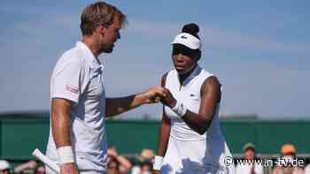 Aus im Wimbledon-Mixed: Deutsches Doppel-Ass verliert mit Venus Williams