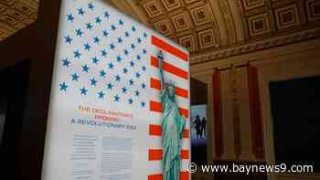 Library of Congress puts 'rough draft' of Declaration of Independence on display for 250th anniversary