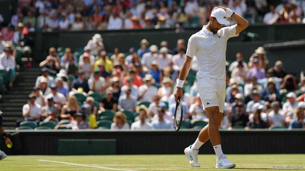 BBC apologises to viewers as Novak Djokovic's Wimbledon match interrupted