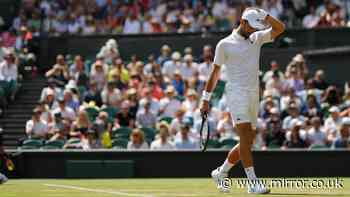 BBC apologises to viewers as Novak Djokovic's Wimbledon match interrupted