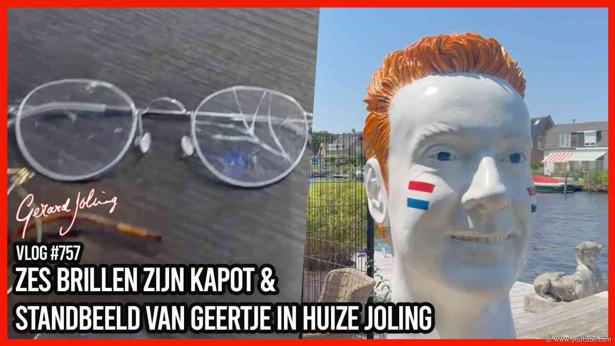 ZES BRILLEN ZIJN KAPOT & STANDBEELD VAN GEERTJE IN HUIZE JOLING - GERARD JOLING - VLOG #757