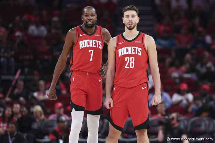 Siegel’s Latest: Durant, Sengun, Pistons, Brown, Duren